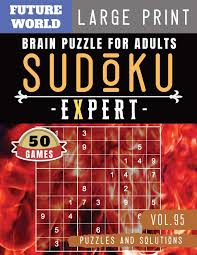 Modern sudoku became mainstream in the 1980s and remains one of the most popular logic puzzles in the world. Sudoku Expert Sudoku Puzzle Books For Adults Sudoku Difficult Brain Health Games For Senior 95 Sudoku Puzzles Book Large Print Gobble Alison Amazon Es Libros