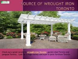 Authentic wrought iron fencing ships factory direct to your home or business to save you money. Ppt Source Of Wrought Iron Toronto Powerpoint Presentation Free Download Id 1628115