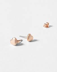 Check spelling or type a new query. Heart Stud Earrings Rose Gold Jewelry Ted Baker