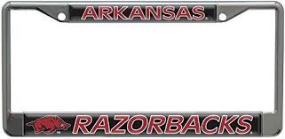 ncaa arkansas razorbacks chrome license plate frame arkansas razorbacks license plate frames razorbacks pinterest