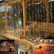 Led Window Curtain String Lights For Home Decor Rowe Lighting