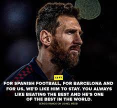 Sergio Ramos Wants Messi To Stay Football Quotes Football Lovers Sergio Ramos