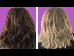 If you don't care for your blonde hair properly, it can become dry and brittle and may turn yellow or brassy. How To Bleach Your Hair At Home With Hydrogen Peroxide Youtube How To Lighten Hair Hair Lightener Diy Bleached Hair