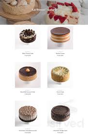 Except for gluten free/dairy free/engagment. La Rocca Cakes