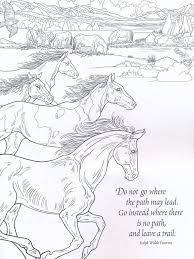 Nature Coloring Book For Adults Horse Coloring Pages Coloring Books Horse Coloring