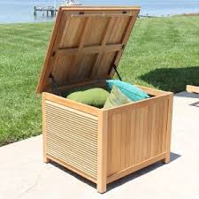 If left untreated, the teak will weather to a beautiful silvery color over time. Teak Outdoor Storage Cabinet Solutions Teak Storage Bench Chest