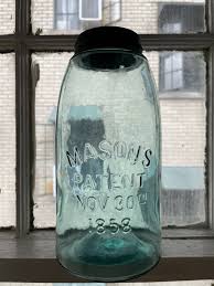 Sold At Auction: Masons N Patent Nov. 30Th 1858 Pint Jar