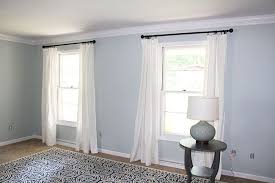 Ikea Hack For Long Beautiful Curtains White Curtains Living Room Beautiful Curtains Ikea Linen Curtains