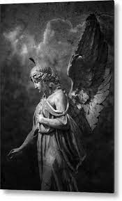 Angel Metal Print By Marc Huebner Angel Art Angel Statues Statue Tattoo