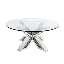 Check spelling or type a new query. Round Coffee Table With Glass Top And Silver Glitter Base Jade Boutique 5056096047837 Ebay