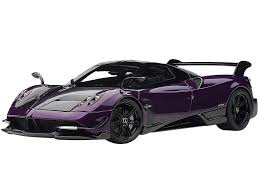 When autocomplete results are available use up and down arrows to review and enter to select. Pagani Huayra Bc Viola Pso Purple Metallic With Carbon Accents 1 18 Model Car By Autoart Walmart Com Walmart Com