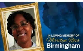 Death Announcement of 73-year-old Marvlyn Rosa Birmingham of Laudat who  resided