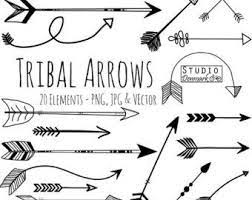 Tribal Arrow Clipart And Vectors Hand Drawn Arrow Clip Art Aztec Doodle Arrows Commercial And Personal Use In Hand Drawn Arrows Arrow Clipart Tribal Arrows