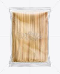 Spaghetti Package Mockup In Flow Pack Mockups On Yellow Images Object Mockups