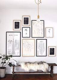Come Arredare Le Pareti Con I Quadri Inspire We Trust Arredamento Parete Di Ispirazione Parete Con Foto