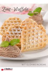 Zimtwaffeln Mit Gluhweincreme Rezept Rezept Waffeln Zimt Waffeln Zimtwaffeln