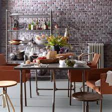 Industrial chair modern farmhouse chair seat home furniture dining room solid metal chair kitchen. Industrial Kitchen The Matching Flooring For The Big Trend