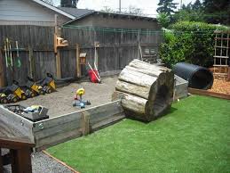 Digging Patch I Like How There Is A Defined Space With A Different Kind Of Entrance For The Kids Through Th Outdoor Kids Backyard Projects Kids Outdoor Play
