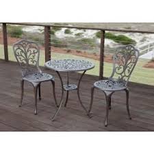 Adams Manufacturing Quik Fold White 3 Piece Resin Plastic Outdoor Bistro Cafe Set 859 Bistro Table Outdoor Patio Furniture Sets Cast Aluminum Patio Furniture