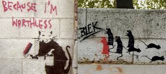 Rats are iconic in banksy street art prints because they are emblematic of street art itself. Banksy Graffiti Is Art