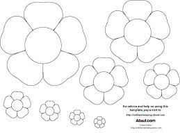 Free Printable Flower Template Flower Templates Printable Flower Templates Printable Free Flower Template