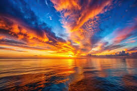 picture using orange and blue