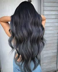Black And Dark Grey Ombre Hair Trendy Dark Grey Ombre Hair Ombrehaircolor Hair Styles Dark Ombre Hair Long Hair Color