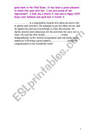 Report Card Comments For Weak And Bright Students Report Card Comments Preschool Report Card Comments Report Card