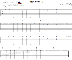 Jingle Bells 1 Easy For Beginners Guitar Tab In 2019