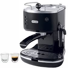 Electronic steam and coffee thermostat for accurate steam control. Delonghi Ec0310bk Icona Collection Manual Espresso Machine Black And 2 Espresso Glasses Wayfair