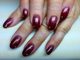 Rot Glitzer Verlauf Wimpernextensions Nagel Ideen Fingernagel Design