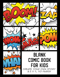 Blank Comic Book For Kids Create Your Own Story Comics Graphic Novels Comic Book Maker For Kids Amazon Co Uk The Whodunit Creative Design 9781790724970 Books