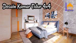Desain Kamar Tidur 4x4 Elegan Youtube