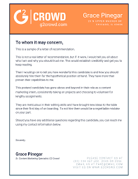Letter Of Recommendation Template Tips And Examples