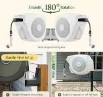 Vego Hi-Flow Retractable Hose Reel Set