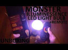 Everyone loves leds, but believe me when i say that not all leds are the same. Unboxing Monster Illuminessence Color Changing Led Light Bulb Mood Light Kit With Remote Youtube