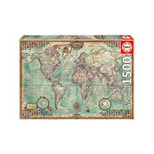 Try this favorite jigsaw puzzle friday mystery puzzle. University Games Political Map Of The World 1500pc Jigsaw Puzzle