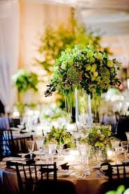 La Fete Weddings Image 140487 Style Me Pretty Green Centerpieces Green Wedding Colors Flower Arrangements