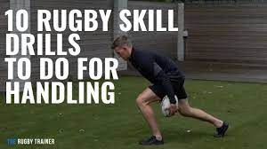 10 Rugby Skill Drills To Do For Handling - Youtube