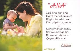 ANA | Uşaqlar üçün Ana şeiri | ŞEİRLƏR | Kayzen