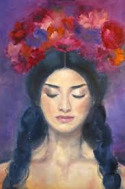 Check spelling or type a new query. Woman Portrait Oil Painting Flowers Painting Painting By Anna Lubchik Saatchi Art