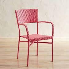 del rey pink stacking chair pier 1 imports indoor patio furniture outdoor dining chairs furniture dining chairs