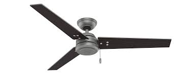 Compare click to add item hunter® cedar key 52 matte black indoor/outdoor led ceiling fan to the compare list. Hunter Fan 52 Inch Outdoor Ceiling Fan In Black With 5 Matte Black Fan Blades Home Garden Patterer Lamps Lighting Ceiling Fans