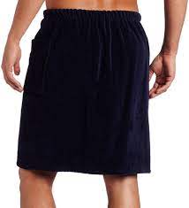 You will get bath towels. Pure Cotton Terry Cotton Bath Spa Men S Wrap Towels One Size Navy Blue Color Home Kitchen Amazon Com