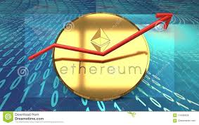 Ethereum Currency Price Chart Rising Market Value Stock