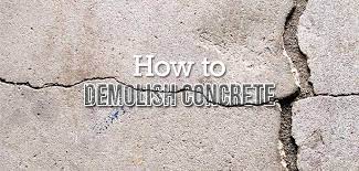 Some stones are laid upright while others are designed to be laid flat. How To Break Up A Concrete Slab Budget Dumpster