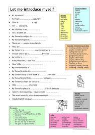 Let Me Introduce Myself How To Introduce Yourself Teaching English Learn English
