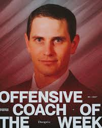 Our Offensive Coach of the week is Brian Reader, whose Louisville Cardinals  put up 31 points and averaged over 14 yards per pass attempt in a big win  against Georgia Tech. Congrats
