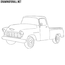 On each page in this article, the first drawing will be of the construction vehicle you will be working on. How To Draw A Chevy Truck