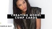 A comp card is an actor or model's calling card; Make Your Own Model Comp Card Frameambition Youtube